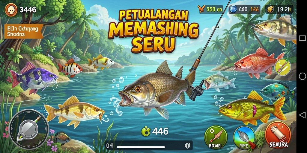Tangkapan ikan besar dalam game 3446 yang mendebarkan.