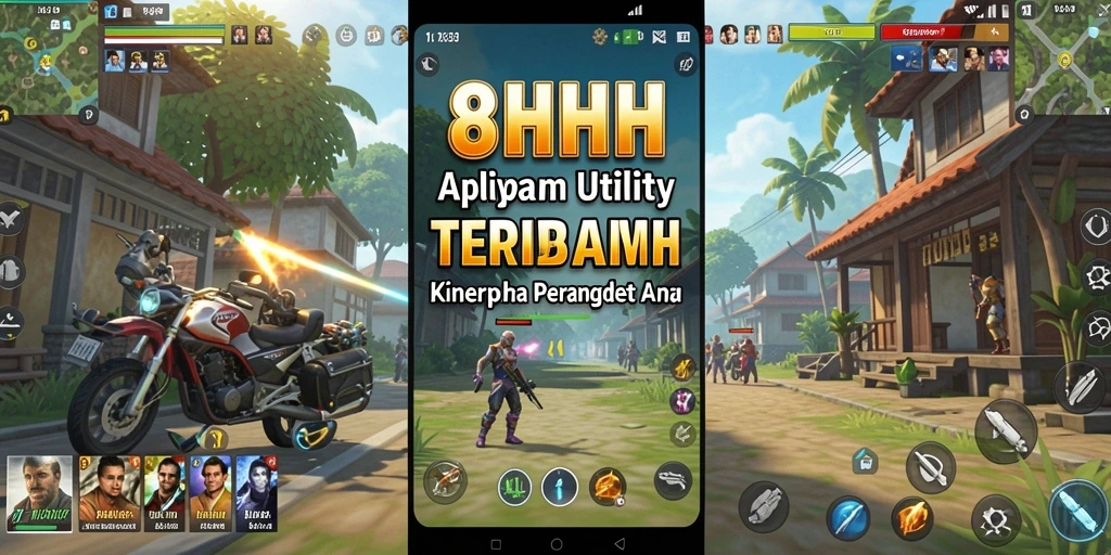 Screenshot utama 8HHH menampilkan antarmuka pengguna yang bersih dan mudah digunakan.