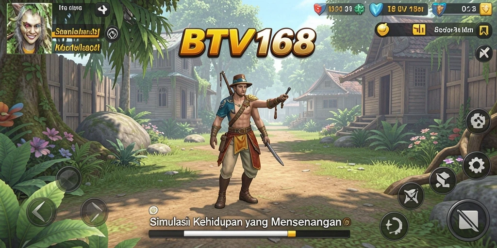 Screenshot utama BTV168 menampilkan gameplay Simulation yang menarik.