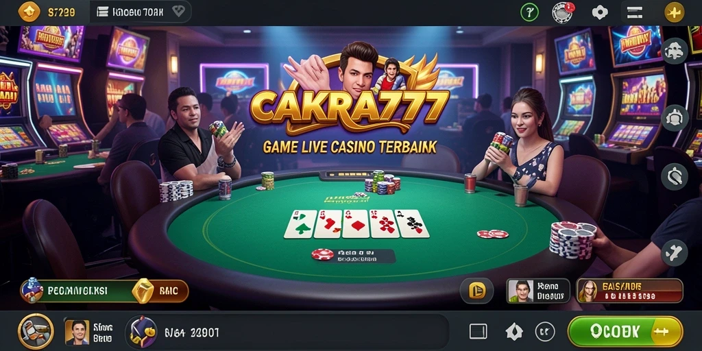Tampilan permainan langsung yang mengasyikkan di CAKRA777.