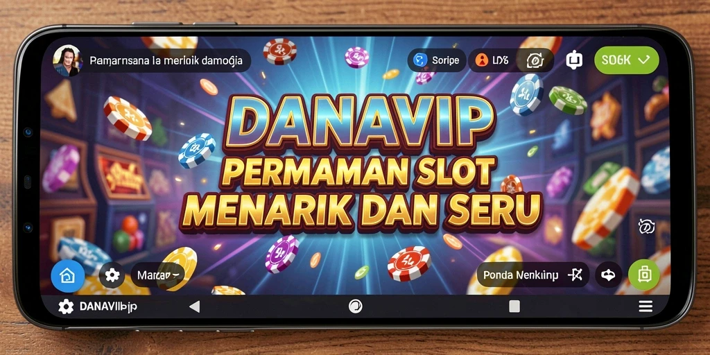 Tampilan permainan Slot yang menarik dan interaktif di DANAVIP.