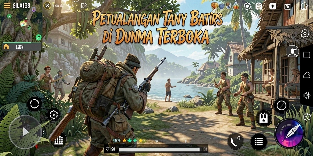 Tampilan gameplay GILA138 yang mengagumkan di dunia terbuka.