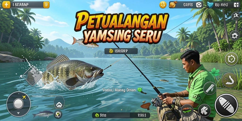 Tangkapan ikan besar dalam gameplay menakjubkan di IDRRP.