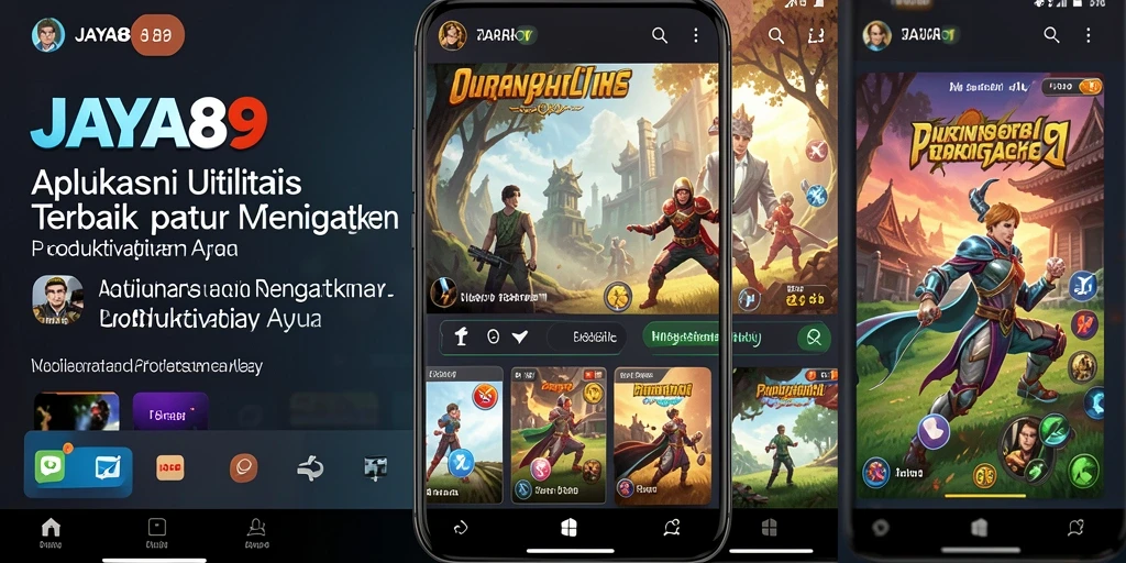 Tampilan utama screenshot JAYA89 menampilkan fitur pengingat dan pengelolaan tugas.