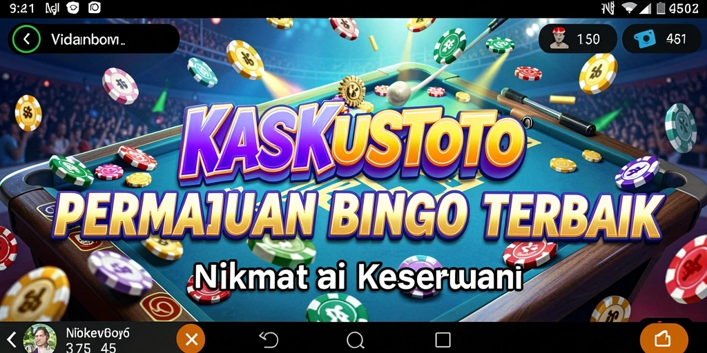 Tampilan gameplay Bingo seru dan interaktif di KASKUSTOTO.