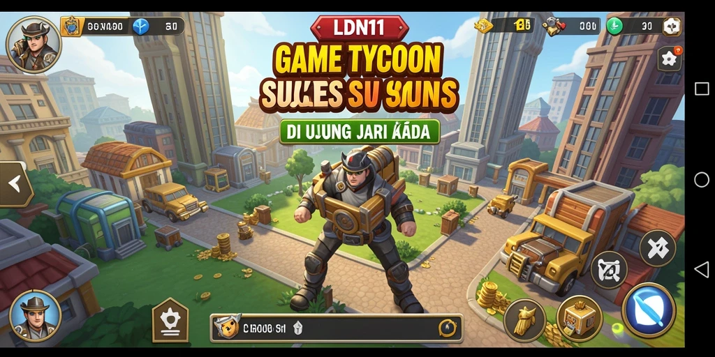 Screenshot gameplay LDN11 yang menampilkan strategi Tycoon.