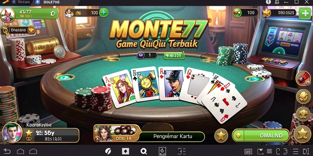 Screenshot gameplay QiuQiu yang menampilkan momen seru.