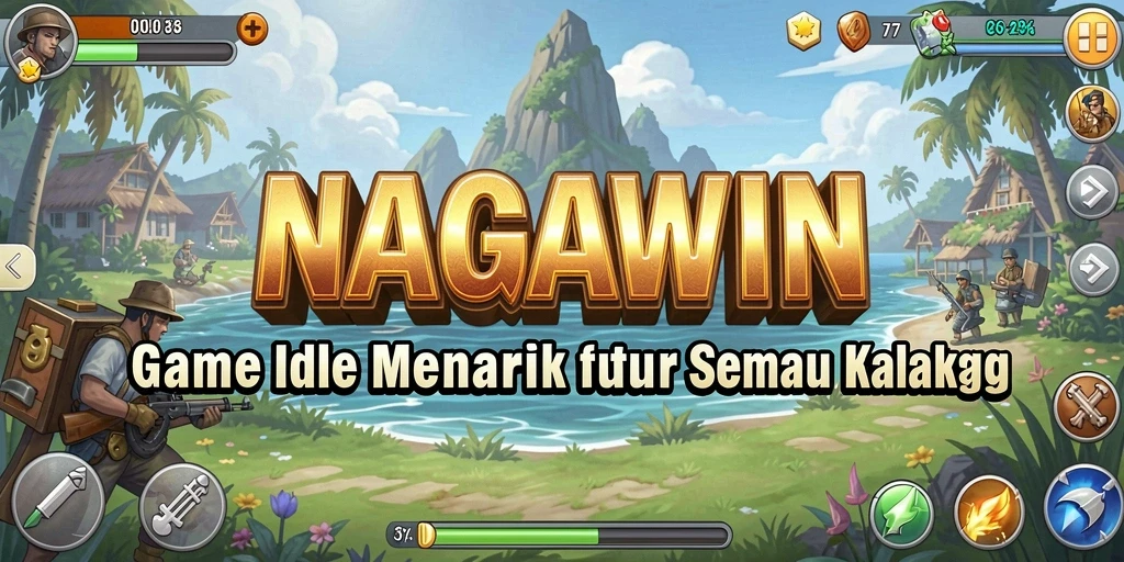 Tampilan gameplay NAGAWIN yang menarik dan interaktif.