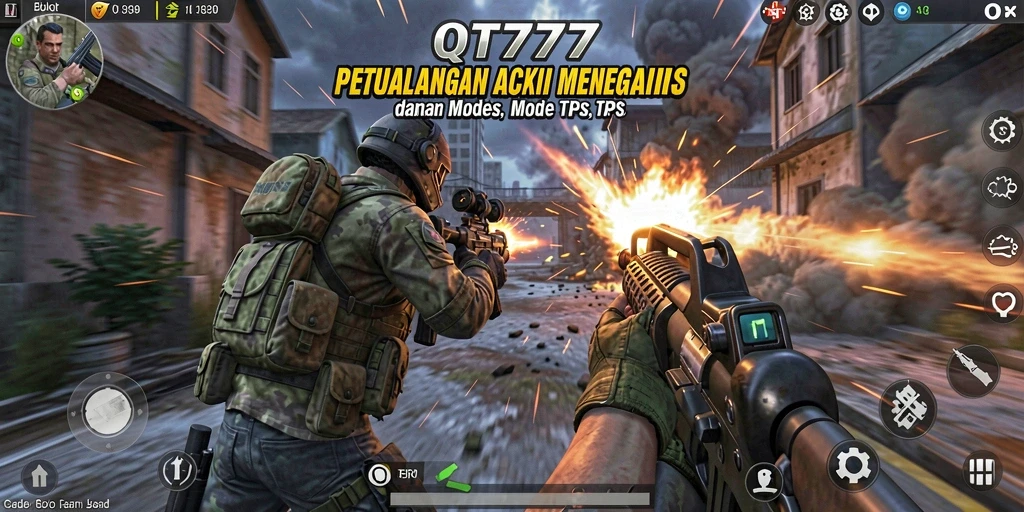 Tampilan gameplay QT777 yang menakjubkan saat beraksi.