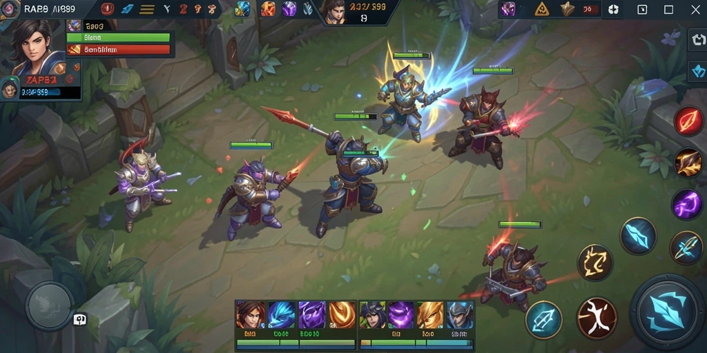 Tampilan gameplay seru dalam RAP89 yang penuh aksi.