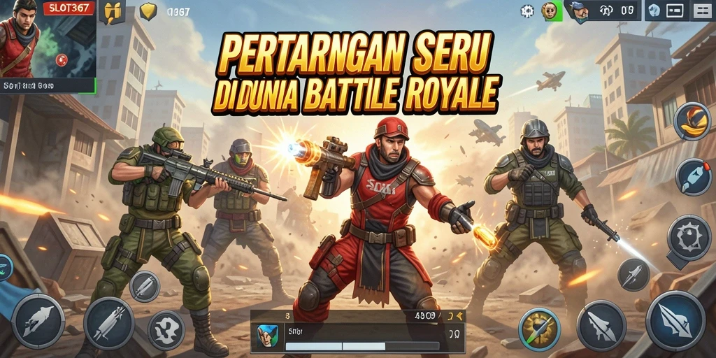 Gameplay Battle Royale mendebarkan dengan grafis yang memukau.