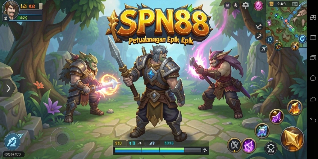 Tampilan gameplay SPN88 yang mengesankan di dunia RPG.