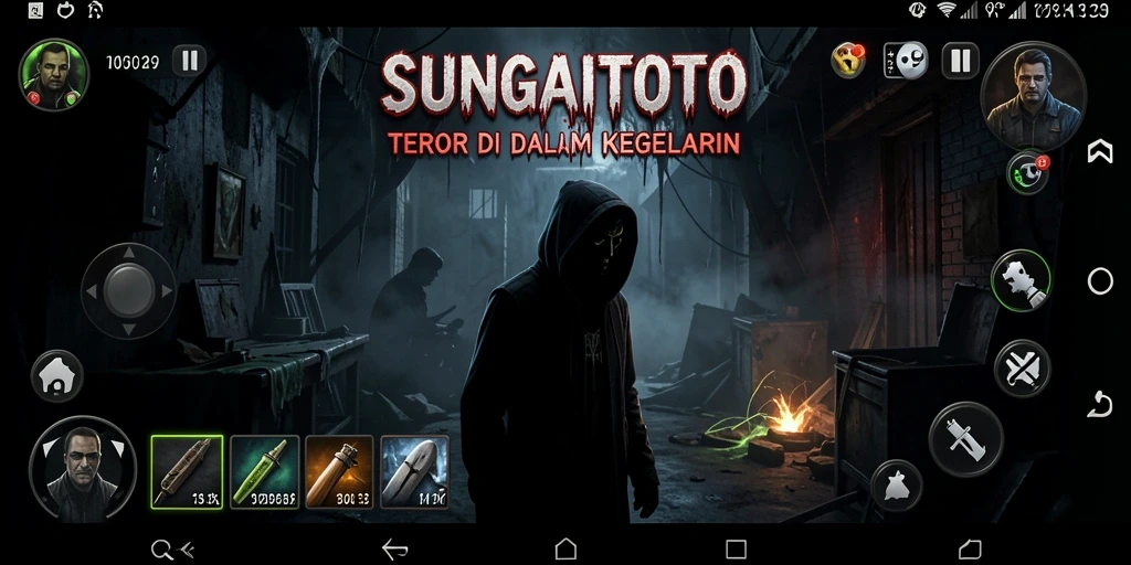 Tangkapan layar menakutkan dari gameplay SUNGAITOTO yang menyeramkan.