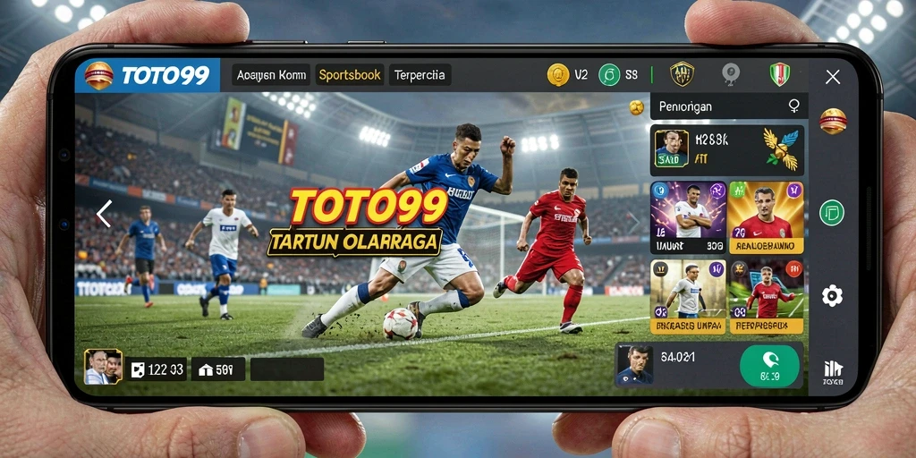 Tampilan gameplay TOTO99 dengan berbagai pilihan taruhan olahraga.