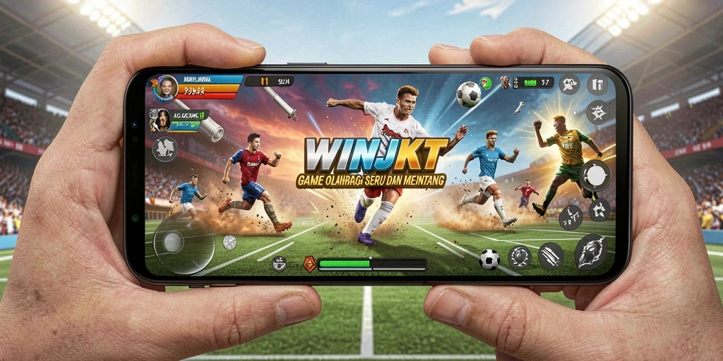 Menampilkan aksi seru dan kompetitif dalam gameplay WINJKT.