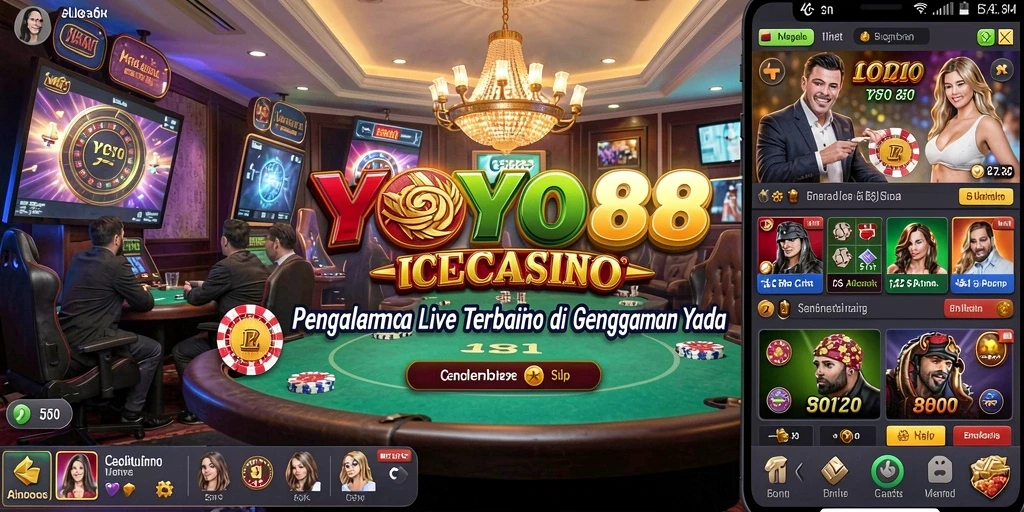 Tampilan permainan Live Casino yang mendebarkan dan interaktif.